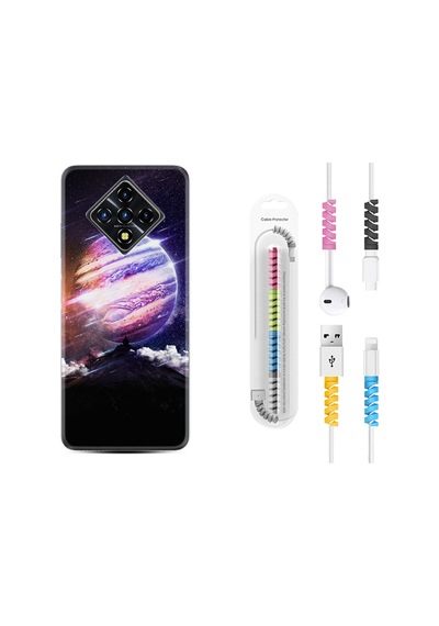 Infinix Zero 8 Kılıf Kablo Koruyuculu Super Planet 1797