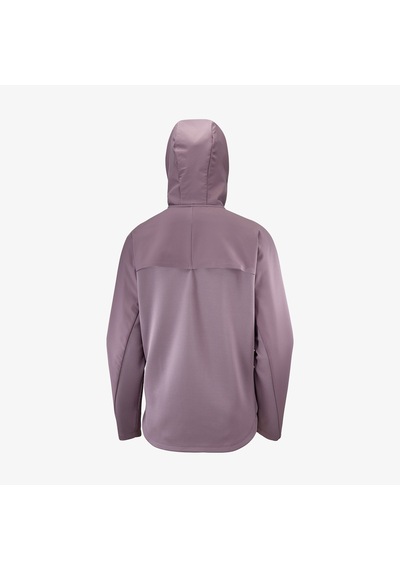 Salomon Runlife Kadın Mor Koşu Sweatshirt - Lc2130500 Mor