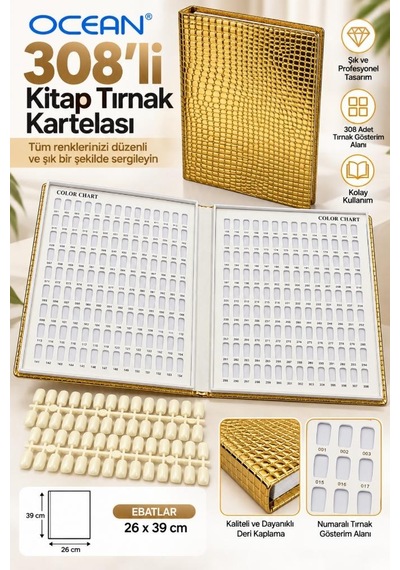 Ocean 362'li Kitap Tırnak Kartelası Asu-979