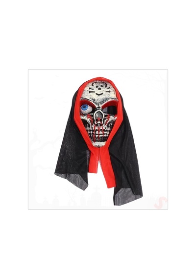 Maske - Tek Gözlü İskelet Maske - Beyaz 0 - 99