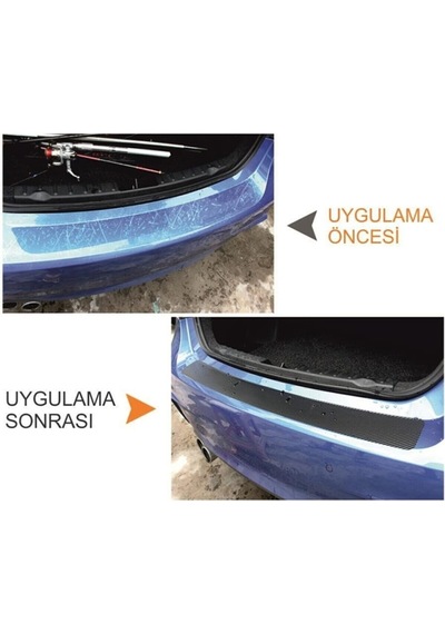 Fiat Uno İçin Uyumlu Aksesuar Bagaj Ve Kapı Eşiği Oto Sticker Karbon