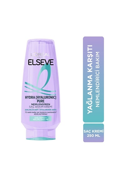 2 Adet Elseve Saç Kremi 250 Ml Hyaluron Pure