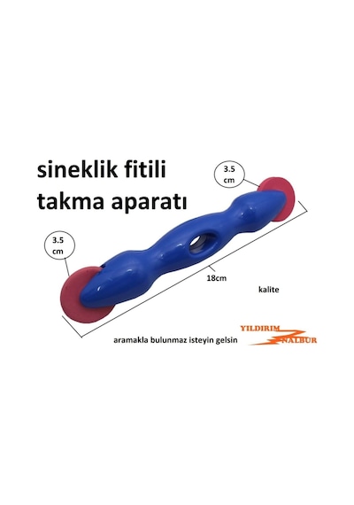 Sineklik Fitil Geçirme Aparatı Sineklik Montaj Orta Boy Fitil Takma Tekerlek