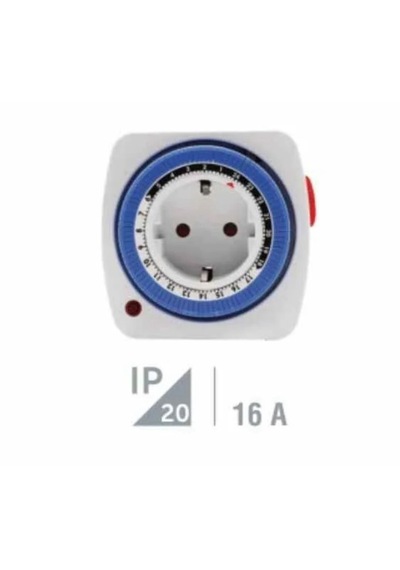 İnoled 3070 Mekanik Priz Tip Zaman Saati