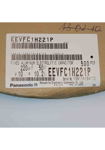 Eevfc1h221p 220mf 50v 10x10.2 Smd Kondansatör 100 Adet