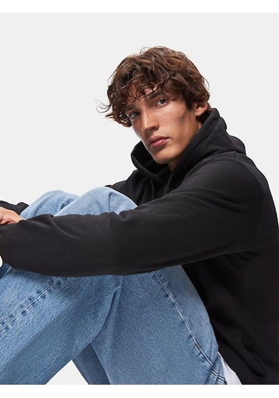 Ltb Yeraza Baskılı Kapüşonlu Sweatshırt 11258653660355 Siyah