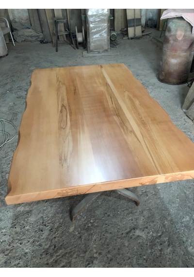 Bintaşmobilya Naturel Kayın Ağacı Kütük Masa Üstü 140X80.Cm