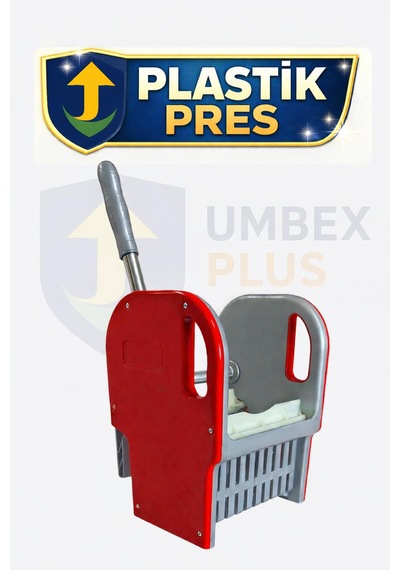 Umbex Plus-plastik Pres Temizlik Arabası Sıkma Presi Plastik