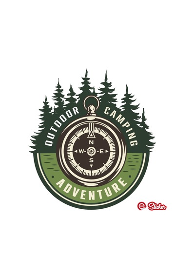 Off Road Camping Offroad Adventure Sticker Pusula