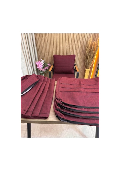 8 Adet ,minder Kılıfı , Bahçe Minderi Kılıfı , Balkon Minderi Kılıfı , Koruyucu Kılıf , Balkon Mobilyası , Bahçe Mobilyası Bordo 8 Adet ,minder Kılıfı , Bahçe Minderi Kılıfı , Balkon Minderi Kılıfı , Koruyucu Kılıf , Balkon Mobilyası , Bahçe Mobilyası Bordo