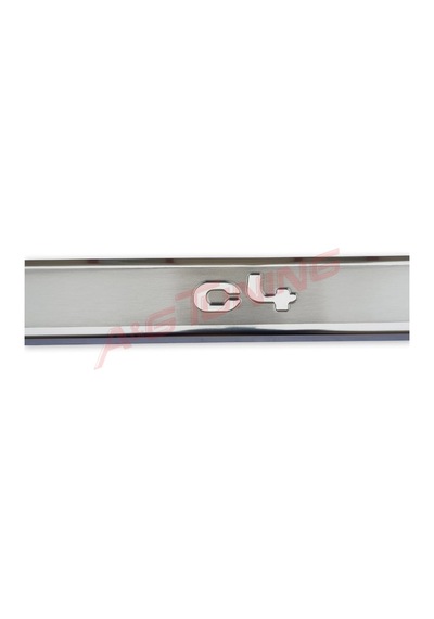 Citroen C4 Krom Kapı Eşiği Tk 2010-2020 4 Kapı Paslanmaz Çelik