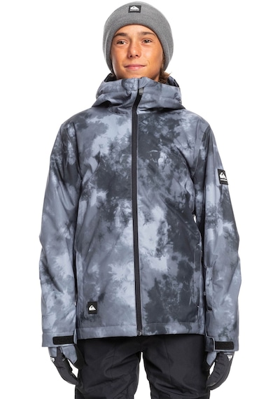 Quıksılver Quiksilver Mission Printed Youth Erkek Çocuk Snowboard Ceketi Kvj1 Siyah
