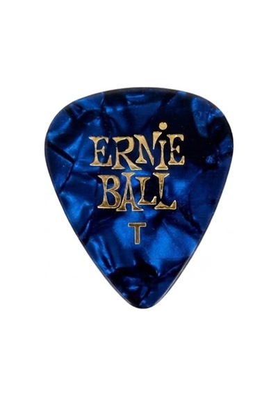 Ernie Ball P09164 Pearloid Thin Mavi Gitar Pena 3 Adet 0,46mm