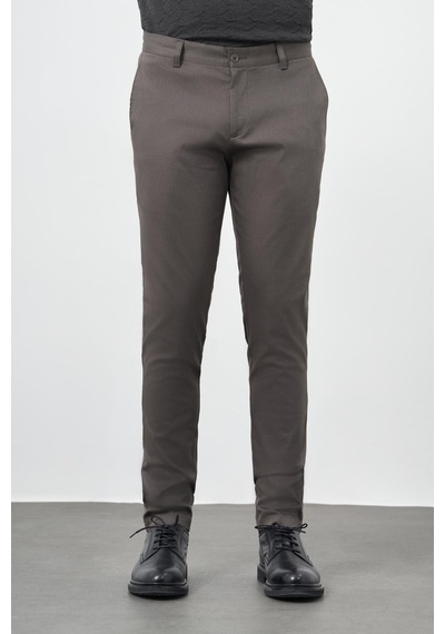İmza Koyu Haki Düz Armürlü Pamuklu Yan Cep Slim Fit Casual Pantolon 1003245163 Koyu Haki İmza Koyu Haki Düz Armürlü Pamuklu Yan Cep Slim Fit Casual Pantolon 1003245163 Koyu Haki