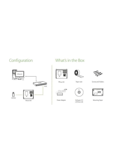 ZKTeco TRFACE100 Yüz Tanıma & Kartlı PDKS ve Kapı Kontrol Cihazı