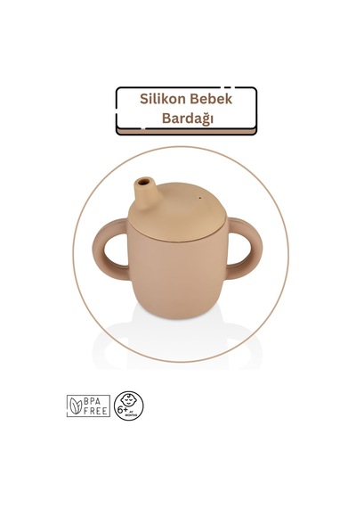 Silikon Bebek Bardağı - Moka Mocca