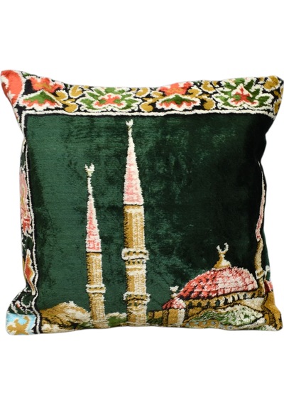Zehra Abla Halı Yeni El Dokuma Dekoratif Kilim Kırlent Yastık Kılıfı 6030