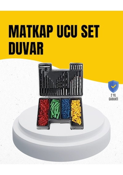 Delme Uç Seti 24 Parça Kutulu Matkap Ucu Ahşap Metal Beton İçin