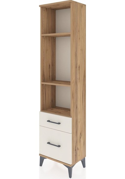 Arges Dolap 3 Raflı 2 Çekmeceli 44x30x182 Çam-aytaşı Atlas Çam