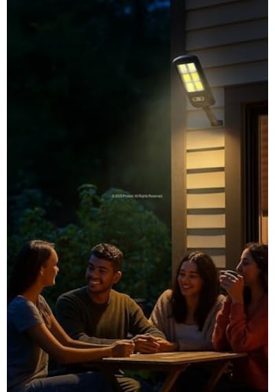 Güneş Enerjili Sensörlü Solar Led Lamba 72 Led Hareket Algılayıcılı Dış Mekan Duvar Aydınlatması Su Geçirme