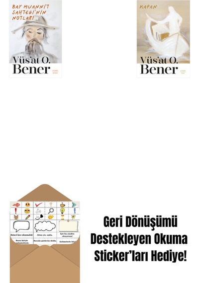 Bay Muannit Sahtegi'nin Notları + Kapan + Okuma Sticker'ları