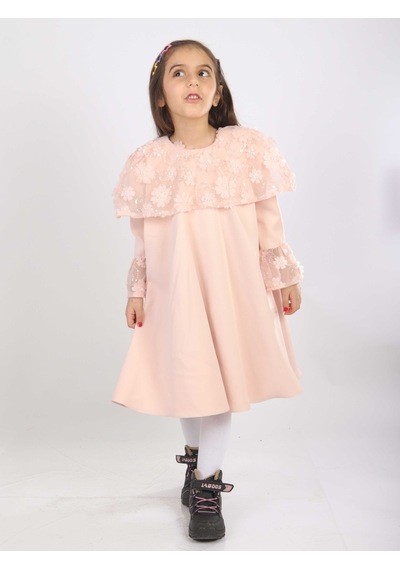 Xo Kids Kız Çocuk Elbise 6-10 Yaş 1620 Pembe