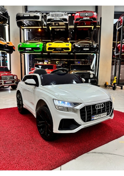 Audi Q5 12v Akülü Araba 0-5 Yaş Beyaz