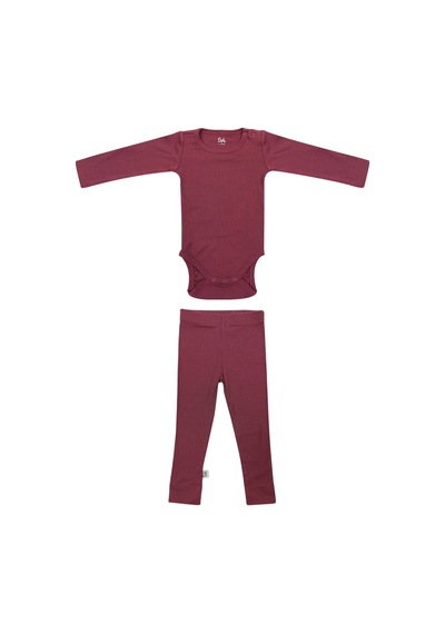 Owli Modal Bebek Takım Bordo 001