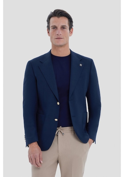 Erkek Lacivert Dar Kesim Slim Fit Viskon Çift Yırtmaçlı Torba Cep Tam Astarlı Mono Yaka 6 Drop Casual Ceket Erkek Lacivert Dar Kesim Slim Fit Viskon Çift Yırtmaçlı Torba Cep Tam Astarlı Mono Yaka 6 Drop Casual Ceket