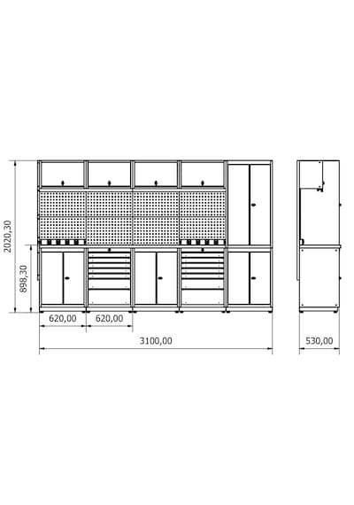 MT-1022 Modüler Çalışma Tezgahı -