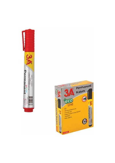 3A Permanent Marker Kalem Renkli Mix Kod987  12 ADET