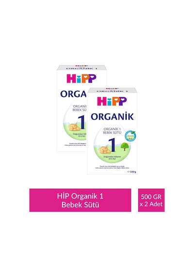 Hipp 1 Organik Bebek Sütü 500 G x 2 Adet
