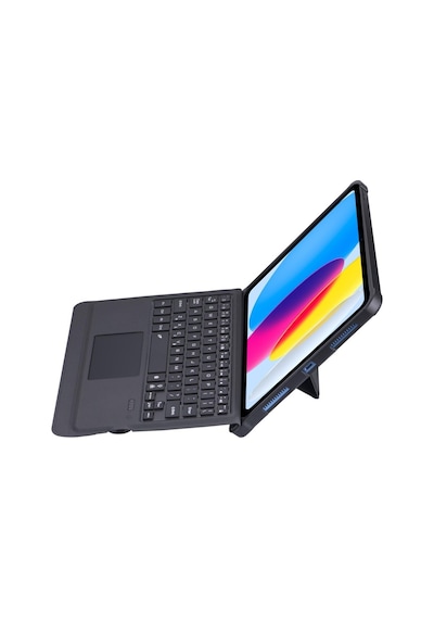 Apple Uyumlu iPad Pro 12.9 3. 4. 5. Nesil Kılıf Led Işıklı Magnetik Standlı Klavyeli Kılıf Kılıf