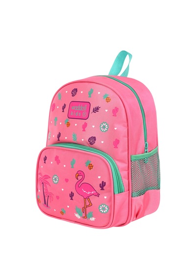 Pembe Flamingo Desenli Anaokulu Kreş Sırt Çantası Okula Dönüş Su Geçirmez Pembe