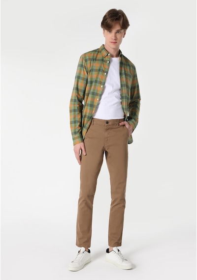 Colin's Colins Slim Fit Orta Bel Düz Paça Erkek Gri Pantolon Cl1049749 Q1.v2 Tpe Gri