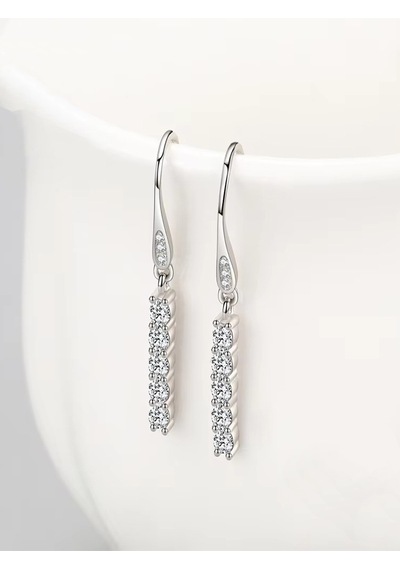Brezza Lusso Jewelry Timeless Series Işık Dansı Çengelli Kadın Gümüş Küpe Gümüş