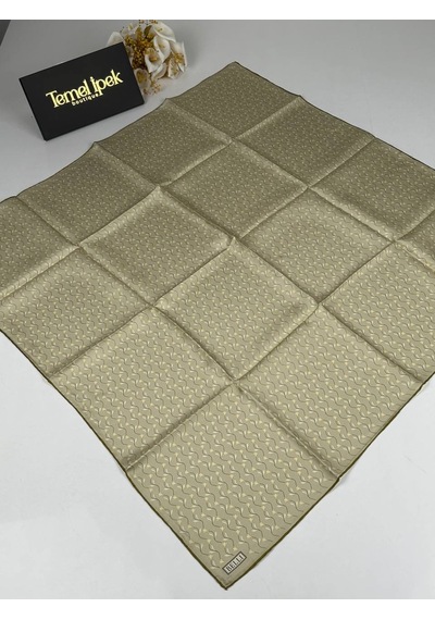 Belli Saf Twill İpek Eşarp 4001d - 05