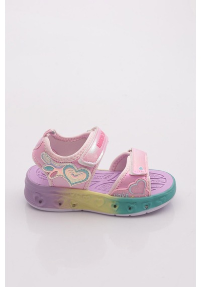 Marco Kids 02-26y207 Çocuk Patik Işıklı Sandalet Pembe