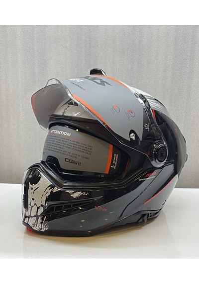 Axxıs Kask Fu409sv Ghostfıghter Sv D-29 C1 Parlak Siyah/beyaz
