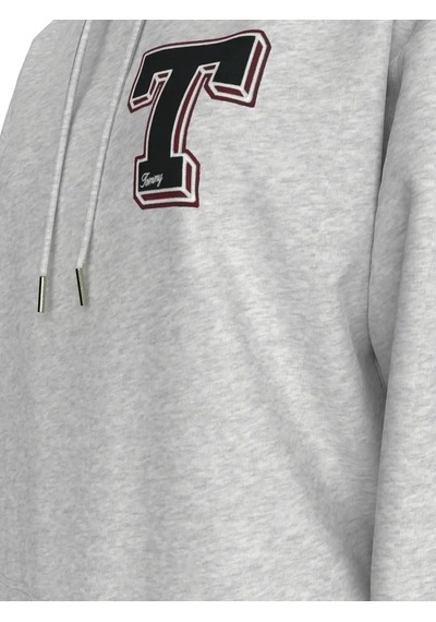 Tommy Hilfiger Tjw Crp Letterman Ho Kadın Gri Hoodie