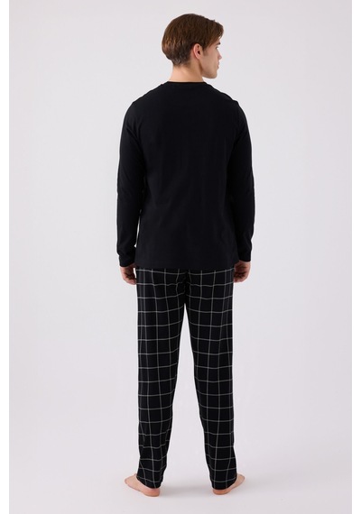 Arnetta Erkek Siyah Pijama Takım Ar3170-s-v1