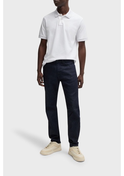 Boss Erkek Polo Yaka T Shirt 50507803 100 Beyaz Beyaz