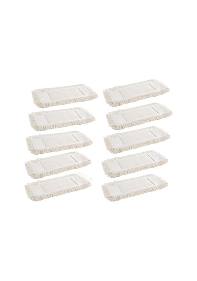 Omniclean 60 Cm Nemli Mop Yedek Bezi Beyaz 10 Adet Beyaz