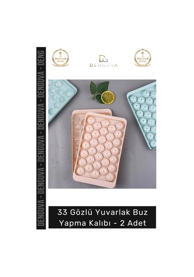 Buzkalıbı Modern Estetik Mutfak Kapaklı Pratik Buz Küresi Aparatı Yuvarlak Buz Yapma Kalıbı 33 Gözl Çok Renkli 47818806
