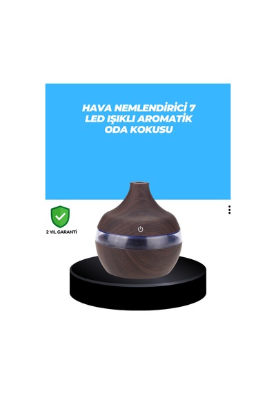 7 Renk Dinlendirici Led Işıklı Aroma Buhar Makinesi Çok Renkli Çok Renkli