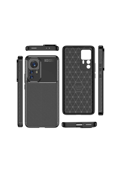 Xiaomi Mi 12T Kilif Zore Negro Karbon Tasarim Silikon Kilif 560492664