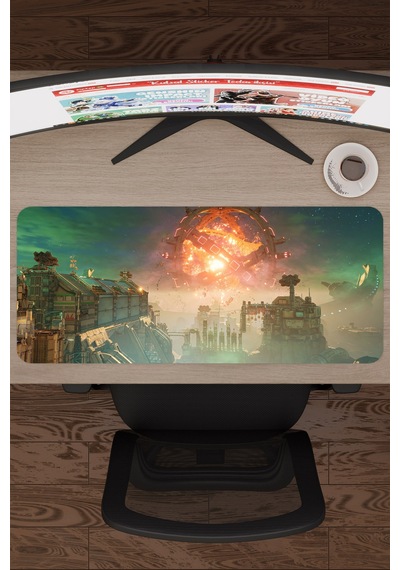 Split Fiction Kaymaz Dikişli Kauçuk Oyuncu Mousepad V2 - 70x30 Xl Gaming Mouse Pad Fare Altlığı