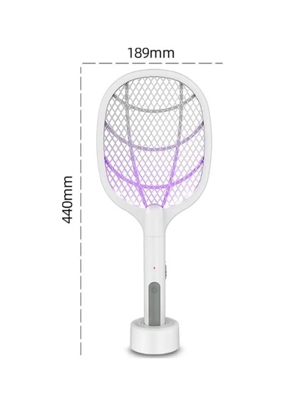 Elektrikli Sineklik Raket Usb Şarj Edilebilir Fly Uv İşık Lambası İle Şarjlı Sinek Öldürücü Tuzak