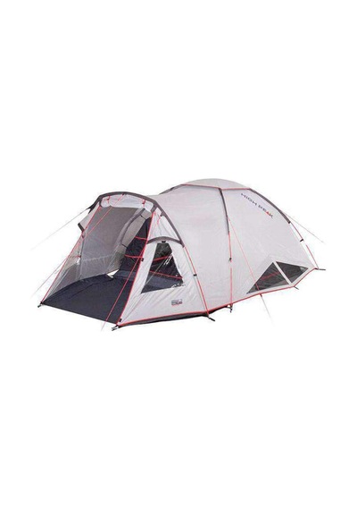 High Peak Alfena 3 Kişilik Kamp Çadırı Beyaz - Kırmızı