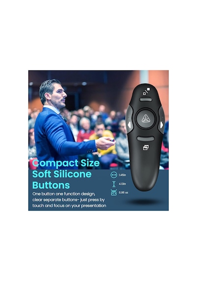 Wireless Presenter Kablosuz Sunum Aleti İşaretçi Sunumları Slayt İğneleri Kumanda Kedi Oyuncağı K100